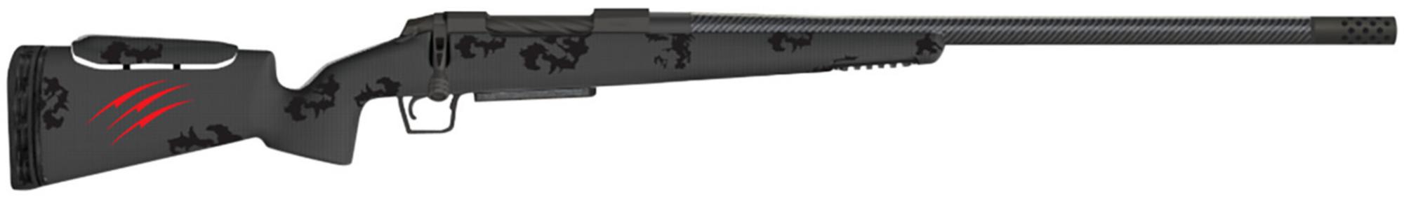 Fierce Carbon Rival XP Bolt Action Rifle FCRXP7RM20BBO, 7mm Rem Mag, 20" Threaded, Blackout Camo Carbon Stock, 3 Rds