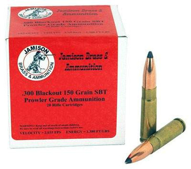Jamison 300 Blackout 150 gr SBT 20 rounds