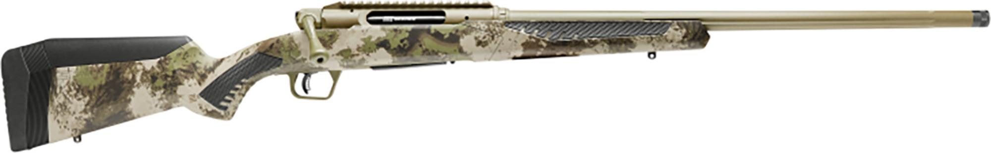 Savage Arms Impulse Big Game Bolt Action Rifle 58026, 300 Win Mag, 24" Threaded, Woodland Camo Stock, 2 Rds