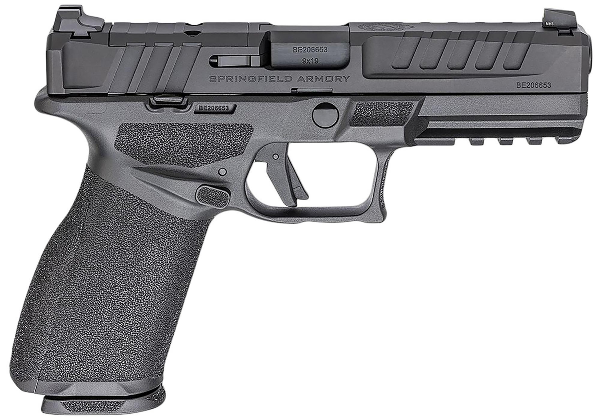 Springfield Echelon Gear Up Pistol EC9459BU15GU24, 9mm, 4.5", Black Interchangeable Backstrap Grips, Black Finish, 15 Rds