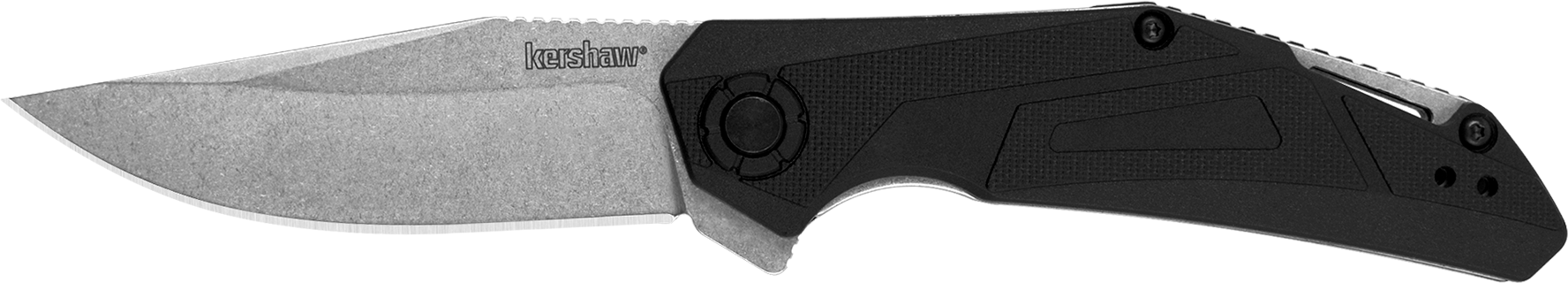 Kershaw Camshaft Clip Point EDC Knife w/Black Handle (1370)
