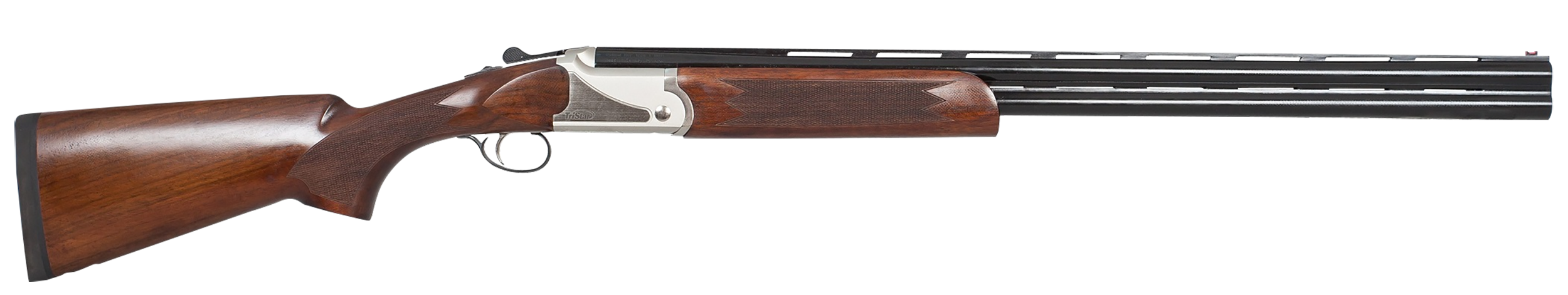TriStar Upland Hunter Silver II Shotgun 98036, 12 Gauge, 28", 3" Chmbr, Silver Receiver, Walnut Stock