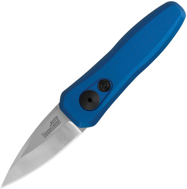 Kershaw Launch 4 AUTO Folding Knife - 1.9" CPM-154 Satin Blade, Blue Aluminum Handles- 7500BLU