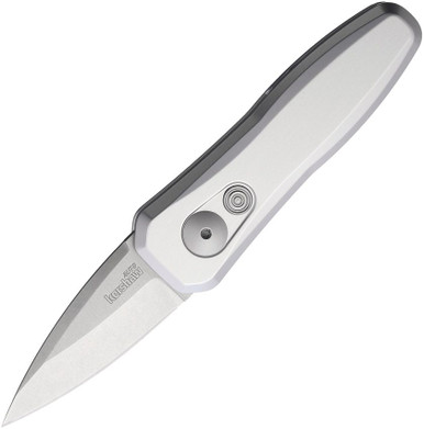 Kershaw Launch 4 AUTO Folding Knife - 1.9" CPM-154 Blade, Raw Aluminum Handles- 7500RAW