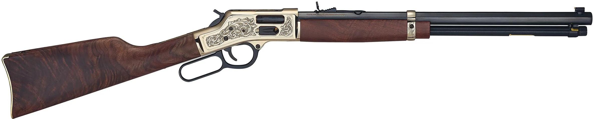 Henry Big Boy Side Gate Lever Action Rifle H006GMD, 38 Special, 20", Brass Receiver, Wood Stock, 10 Rds