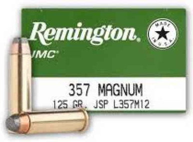 Remington 357 Magnum L357M12 125gr JSP 50 rounds