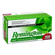 Remington UMC 9mm L9MM1B 115 gr JHP 100 rounds