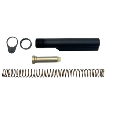 LBE Unlimited H3 Heavy Recoil Buffer Tube Kit 6-Position Mil-Spec Black - H3BUFKT