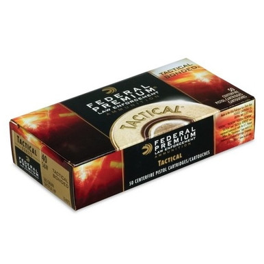 Federal 40 S&W Ammunition Tactical LE40T3 165 Grain Bonded Hollow Point 50 Rounds