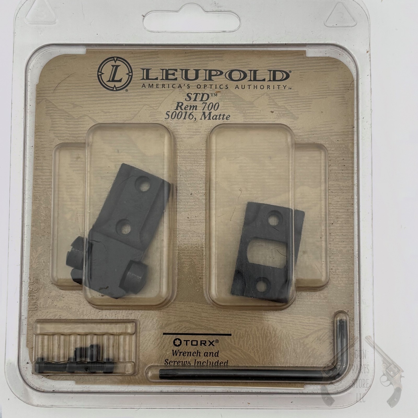LEUPOLD STD 2 Pc Base 50016 for REMINGTON 700 Matte Black Steel