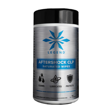 Legend Aftershock CLP Saturated Wipes - 75 Count