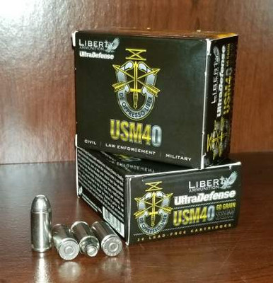 Liberty Ammo 40 S&W LIBCD4060 60 Grain Hollow Point Fragmenting 20 Rounds