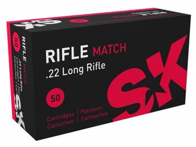 Lapua SK 22LR Rifle Match 40 gr LRN 50 rounds
