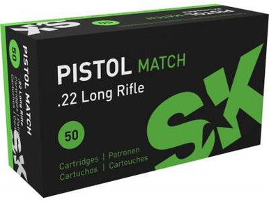 Lapua SK 22LR Pistol Match 40 gr LRN 500 rounds