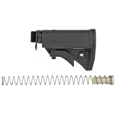 LWRC Ultra-Compact Individual Weapon UCIW Stock Kit - Shortened Stock, Buffer, Buffer Tube, Buffer Spring, Black