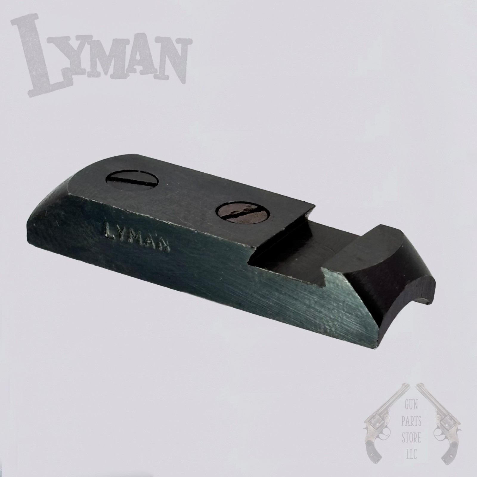 LYMAN No 25B Screw-on Steel Rear Sight Base w/ Screws for REMINGTON 740 & 760