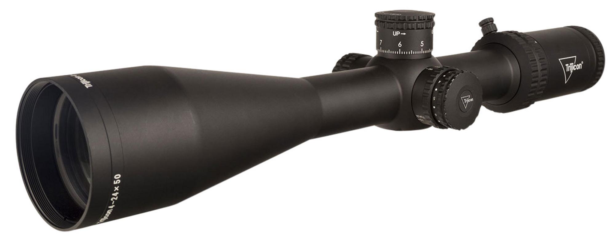 Trijicon Tenmile SFP Rifle Scope 3000007, 4-24x, 50mm Obj, 30mm Tube, Illuminated MRAD Ranging Reticle