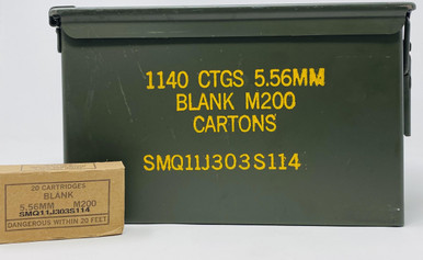 Federal 5.56mm *BLANKS* M200 Can 1140 Rounds