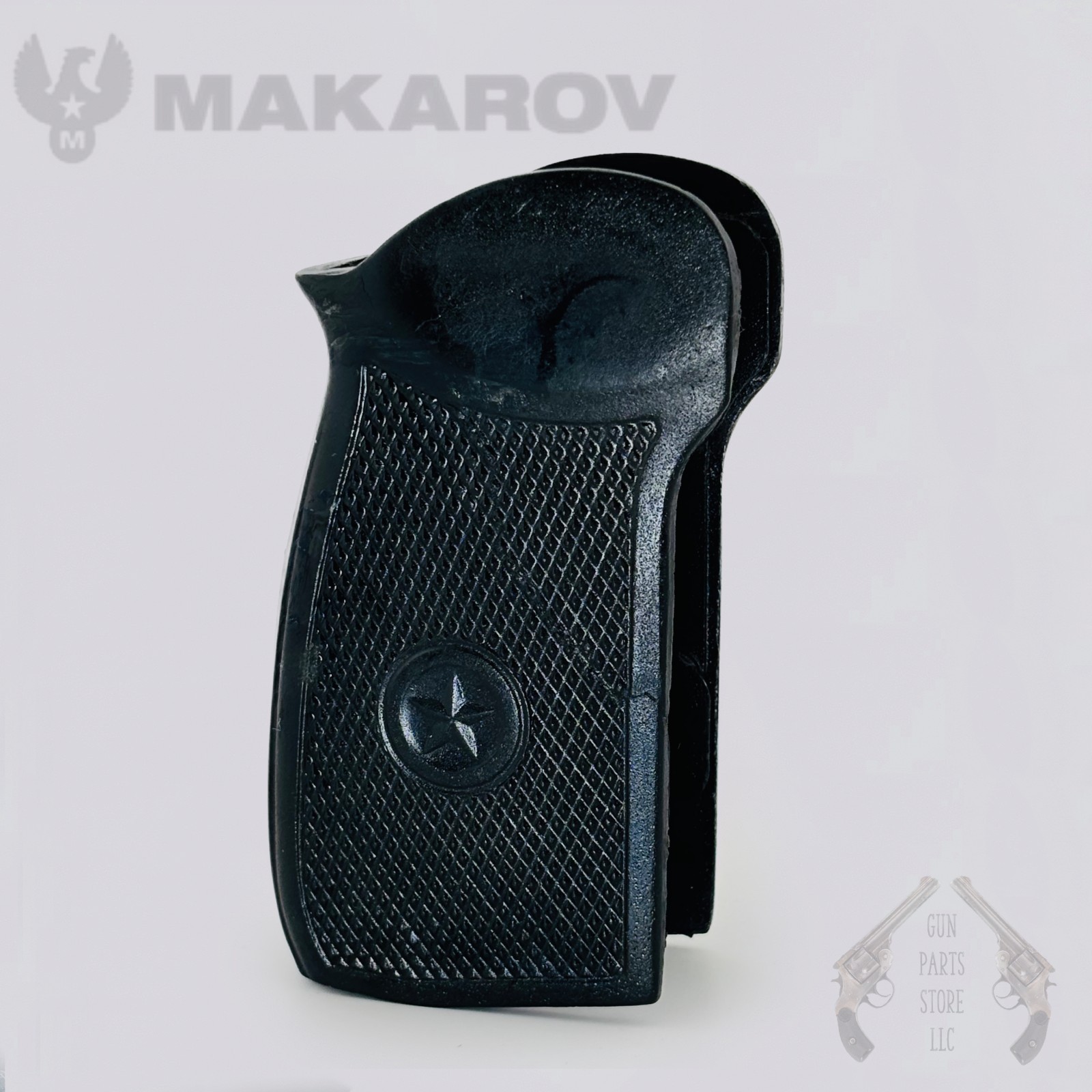 MAKAROV 9mm & BAIKAL IJ70 One-Piece Grip – Star Marked Russian Type – REPAIRED