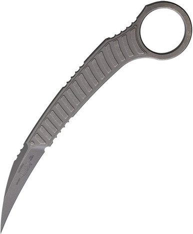 Microtech/Bastinelli Creations 215-10APS Feather Fixed Blade Knife - 3" D2 Apocalyptic Blade and Handle, Kydex IWB Sheath