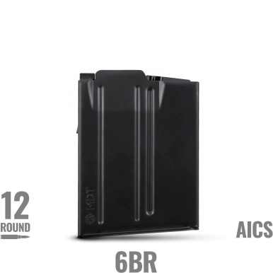 MDT AICS Pattern 6BR 12 Round Magazine - Black