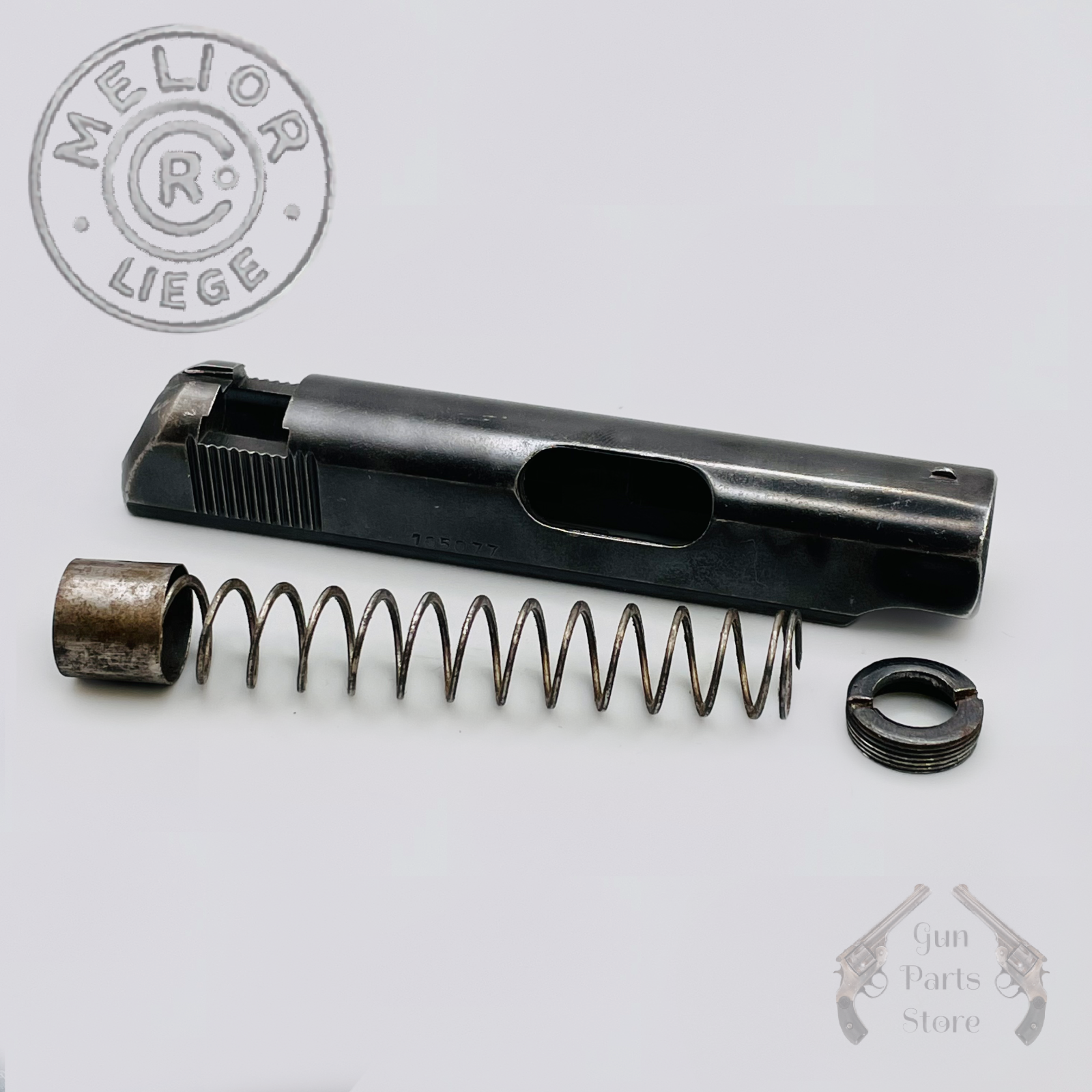 MELIOR New Model (1927) Slide w/ Recoil Spring & Retainer – .25 ACP / 6.35 mm