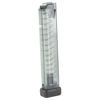 B&T USA 30 Round 9MM Magazine for the TP9/APC9/GHM9 - Clear Polymer