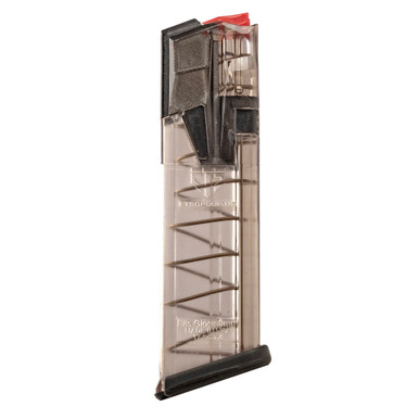 ETS Group Omega Mag for Glock 17 9mm 17-Round Clear Steel Core OMG-GLK-17