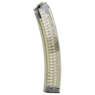 ETS Group CZ Scorpion Translucent 40 Round Gen 2 Magazine - 9MM, 40 Rounds, Fits CZ Scorpion, Polymer, Clear