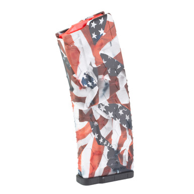 Hexmag Polyhex 2 Series 2 30 Round AR-15 5.56NATO Magazine - Hydro Dipped One Nation Pattern