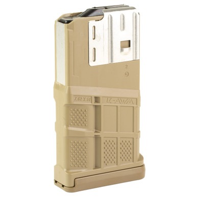 Lancer L7AWM GEN 2 .308/6.5CM 20-Round Opaque FDE Magazine - L7-G2-20-FDE