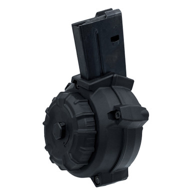 ProMag AR-15 50 Round 6.8SPC Drum Magazine - Fits AR-15 Pattern Firearms Chambered in 6.8SPC, Steel/Polymer Construction, Black