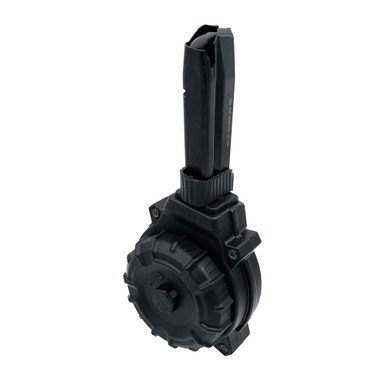 ProMag Mossberg M2C Drum Magazine - 9MM, 50 Round Drum, Fits the S&W CSX, Black