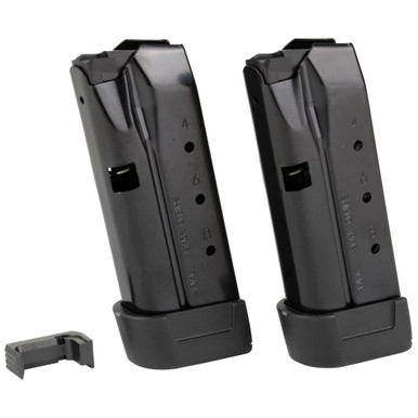 Shield Arms Z9 9MM 9 Round Magazines - 2 PACK - Fits Glock 43, PowerCron Finish, Black
