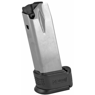 Springfield XD Sub-Compact 12-Round 40 S&W Extended Magazine - with Sleeve Extension, Stainless Steel