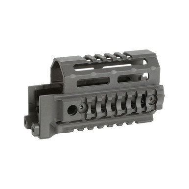 Midwest Industries 2-Piece AK Alpha Krink Quad Rail Handguard - Black