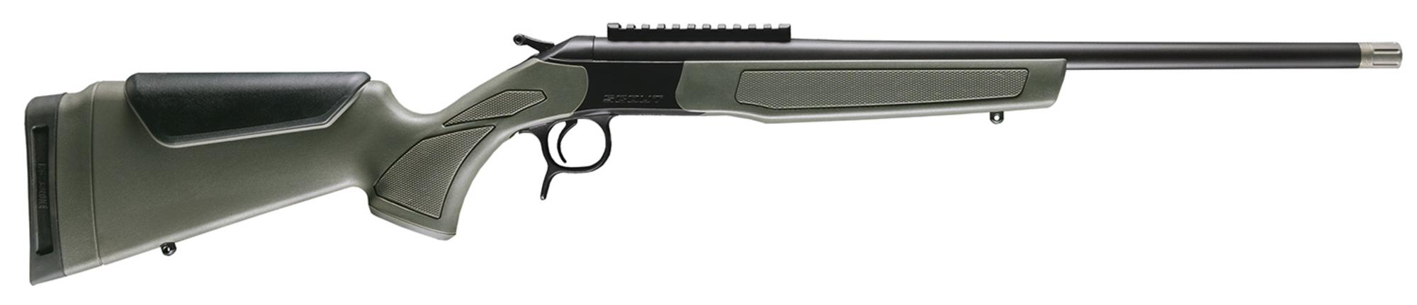 CVA Scout Spur Compact Shotgun CR4918, 410 Gauge, 20", Picatinny Rail Finish, OD Green & Black Synthetic Stock