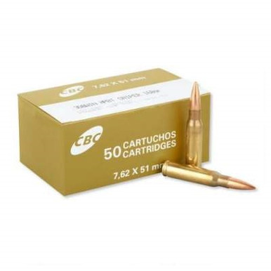 Magtech CBC 308 Win Ammunition Sniper MT308D 168 Grain Boat Tail Hollow Point 50 rounds