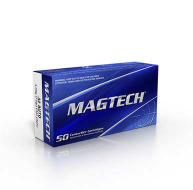 Magtech 32 ACP Ammunition MT32ACASE 71 Grain Full Metal Jacket Case 1000 Rounds