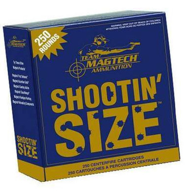Magtech 9mm Ammunition Shootin' Size MTMP9A 115 Grain Full Metal Jacket 250 rounds