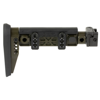 Midwest Industries Alpha Side Folding AK47 Stock - Fits AK47 and Other Firearms that Include a 1913 Stock Adapter, OD Green