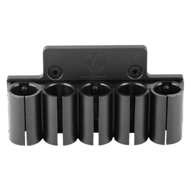 Midwest Industries Shotgun Stock Shell Holder - Fits Midwest Industries Shotgun Stock, Holds 5 Shells, Black