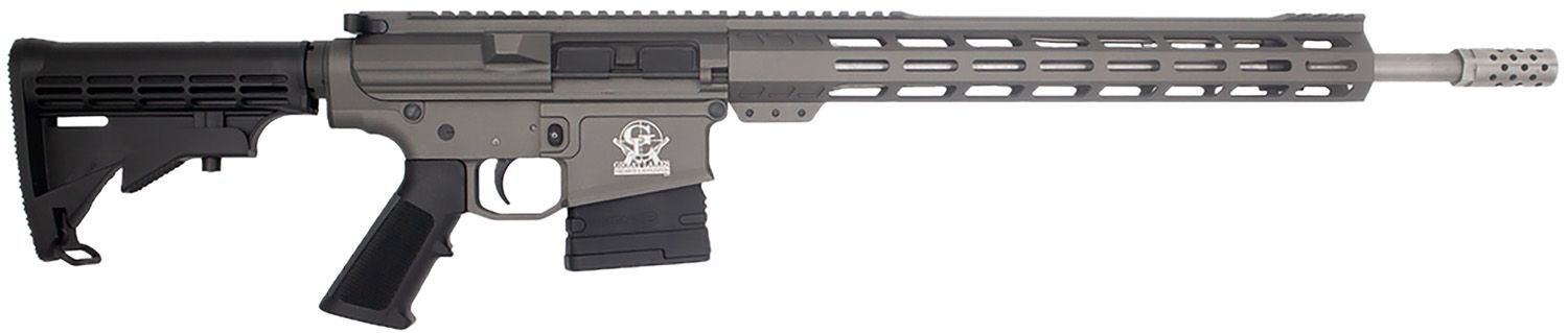 Great Lakes AR-10 Rifle GL10308SSTNG, 308 Win, 18", 6 Position Mil-Spec Synthetic Stock, 10 Rds