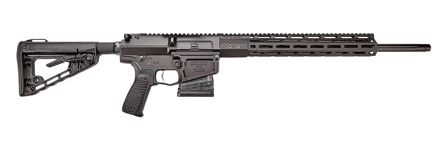 Wilson Combat Super Sniper Rifle SS-308FTBLACK, 308 Win, 20", Wilson/Rogers Super Stoc Stock, 30 Rds