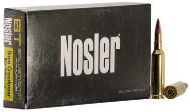 Nosler 6mm Creedmoor Ammunition 40052 95 Grain Ballistic Tip 20 Rounds
