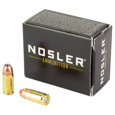 Nosler Assured Stopping Power 9MM 115 Grain Jacketed Hollow Point - 20 Round Box