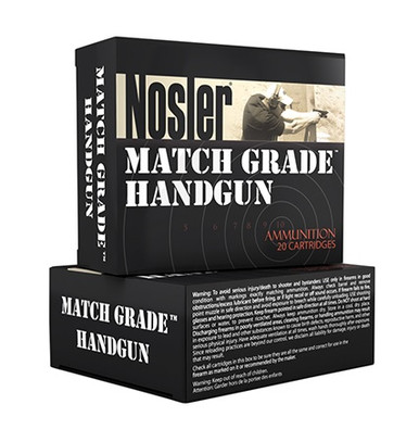 Nosler 9mm Ammunition 51285 Match Grade 115 Grain Hollow Point 20 Rounds