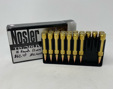 Nosler 28 Nosler Ammunition Trophy Grade NOS60155BOX18 175 Grain AccuBond Long Range 18 Rounds