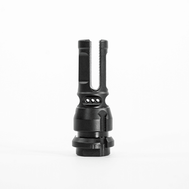 Sons of Liberty Gun Works 7.62X39 AK NOX Flash Hider - Threaded 14X1 LH, Black Nitride Finish