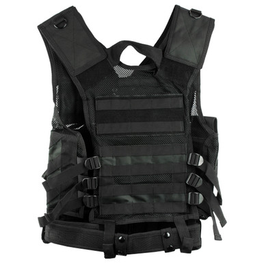 NcStar Tactical Chest Rig Vest - MED-2XL, Black